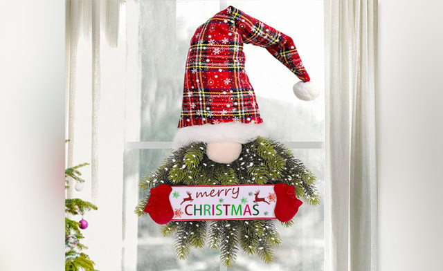Image of $27.95 for a Gnome Christmas Wreath (a $44.50 Value)
