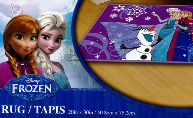 Image of $32.92 for a Frozen Sleeping Bag & Memory Foam Rug (a $62.99 Value) 