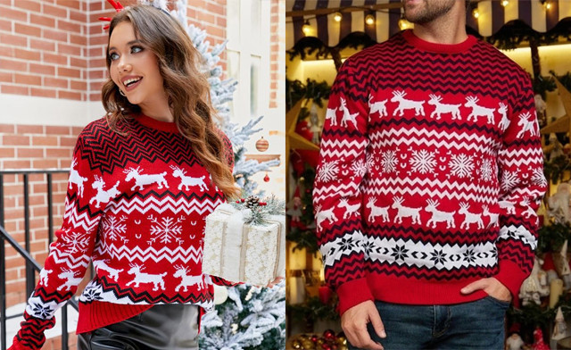 Image of $37.95 for a Christmas Knitted Sweater (a $67.50 Value)