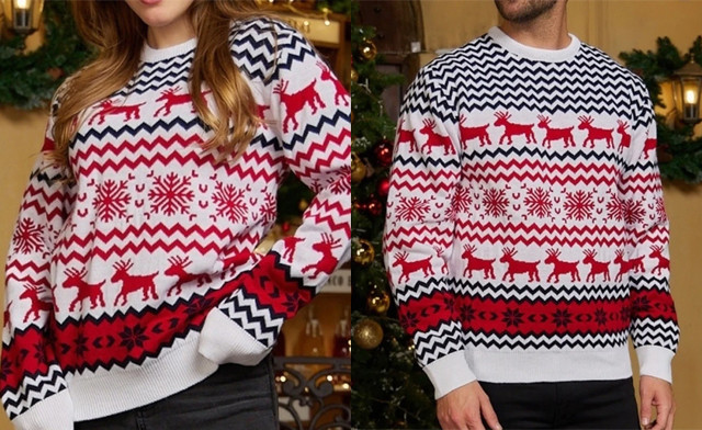 Image of $37.95 for a Christmas Knitted Sweater (a $67.50 Value)