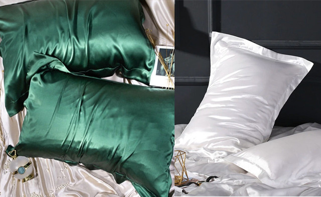 Image of $27.95 for a 2-Pack of Mulberry Silk Pillowcases (a $99 Value)