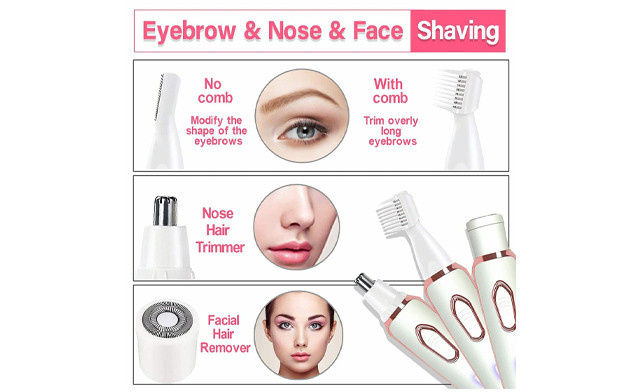 Image of $28.95 for a 4-in-1 Women's Electric Shaver (a $55 Value)