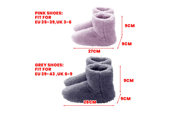 Image of $25 for Electric Heated Slippers for Women (a $68.99 Value)