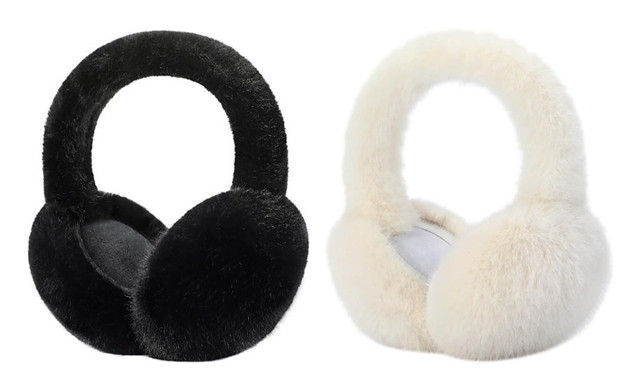 Image of $16.95 for Foldable Winter Fluffy Ear Muffs (a $29.99 Value)