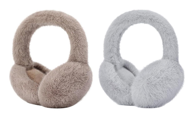 Image of $16.95 for Foldable Winter Fluffy Ear Muffs (a $29.99 Value)