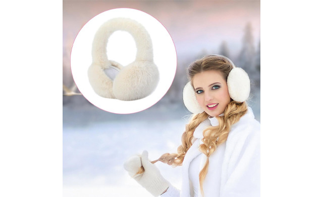 Image of $16.95 for Foldable Winter Fluffy Ear Muffs (a $29.99 Value)