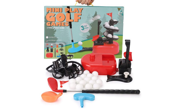 Image of $19.95 for a Kid's Mini Golf Play Set (a $55 Value)