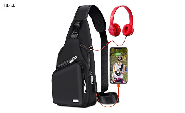 Image of $26.95 for a Waterproof Sling Crossbody Bag (a $75 Value)