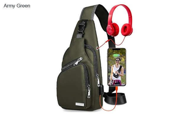 Image of $26.95 for a Waterproof Sling Crossbody Bag (a $75 Value)