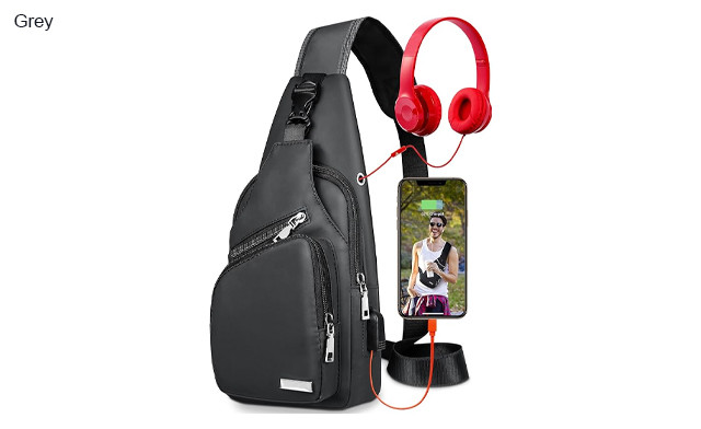 Image of $26.95 for a Waterproof Sling Crossbody Bag (a $75 Value)