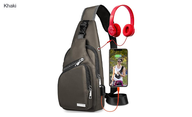 Image of $26.95 for a Waterproof Sling Crossbody Bag (a $75 Value)