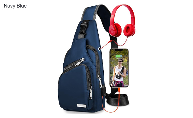 Image of $26.95 for a Waterproof Sling Crossbody Bag (a $75 Value)