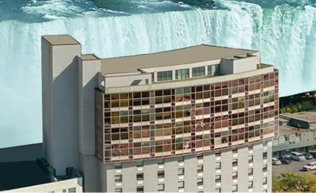 Wyndham Grand Fallsview Hotel room with Niagara Falls view