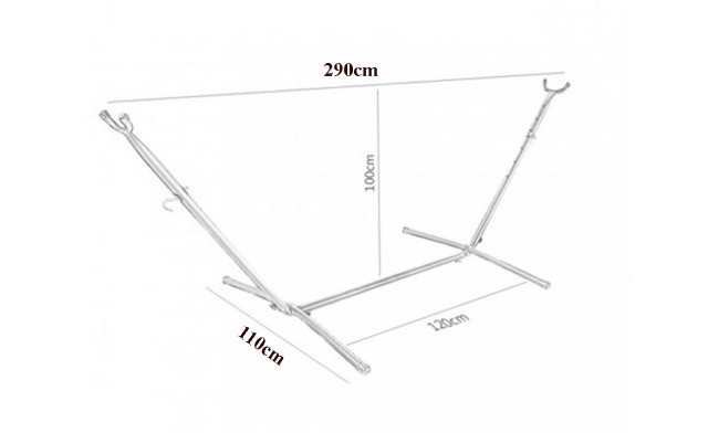 Image of $92.80 for a Hammock with Space Saving Steel Stand with Carrying Case (a $229 Value)