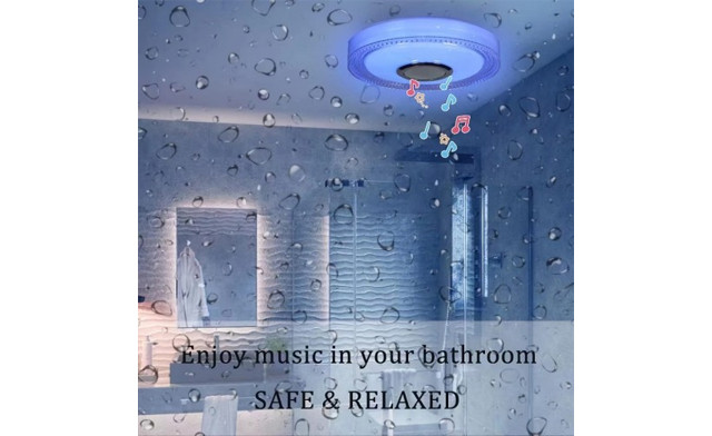 Image of $25.95 for a Flush Mount Ceiling Light with Bluetooth Speaker (a $79.99 Value)