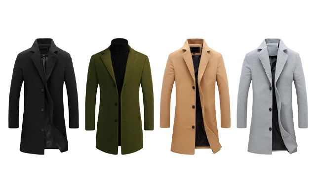 Image of $39.29 for a Men's Trench Coat (an $82.99 Value)