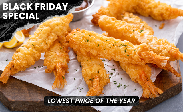 Image of $39.99 for 1.5 kg of Restaurant Style Tempura Shrimp (a $64 Value)