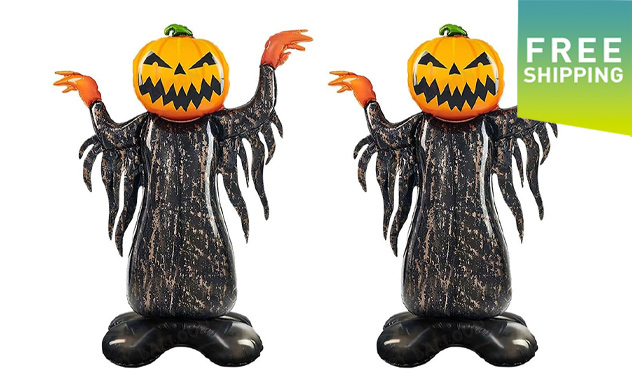 Image of $18.99 for a 2-Piece Halloween Pumpkin Ghost Balloon Set (a $39.99 Value)