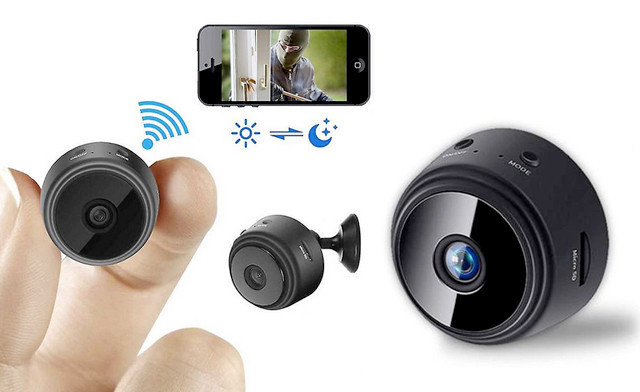 Image of $28.48 for a 2-Pack of Mini Wifi Connected Security Cameras with Motion Detection (a $69 Value)