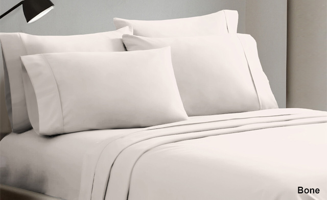 Image of $16.95 for a 4-Piece Microfibre Sheet Set (a $110 Value)
