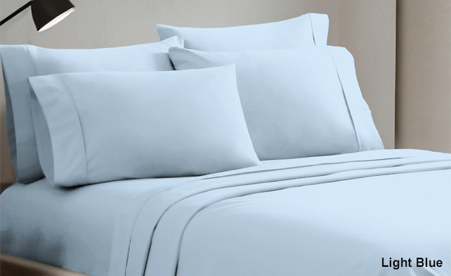 Image of $16.95 for a 4-Piece Microfibre Sheet Set (a $110 Value)