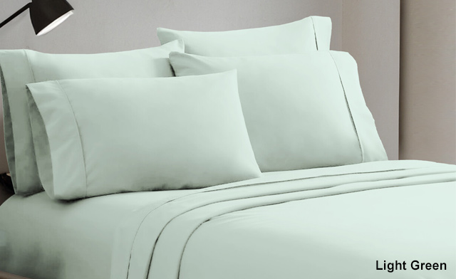 Image of $16.95 for a 4-Piece Microfibre Sheet Set (a $110 Value)