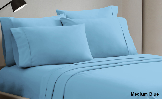 Image of $16.95 for a 4-Piece Microfibre Sheet Set (a $110 Value)