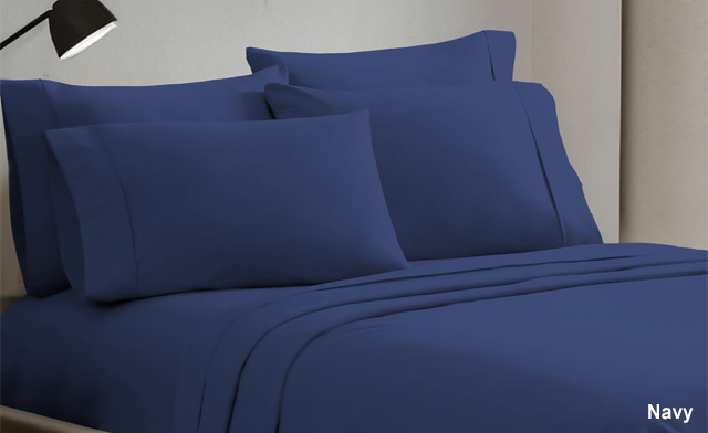 Image of $16.95 for a 4-Piece Microfibre Sheet Set (a $110 Value)