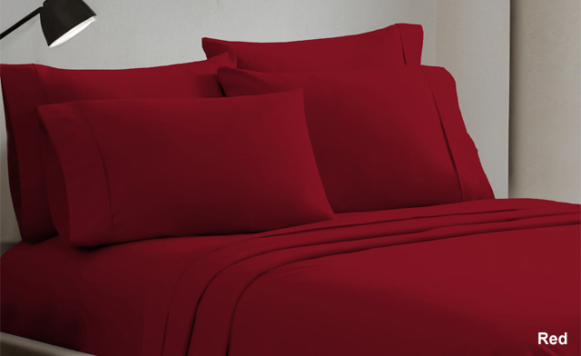 Image of $16.95 for a 4-Piece Microfibre Sheet Set (a $110 Value)