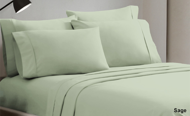 Image of $16.95 for a 4-Piece Microfibre Sheet Set (a $110 Value)
