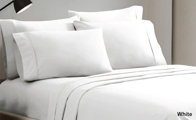 Image of $16.95 for a 4-Piece Microfibre Sheet Set (a $110 Value)