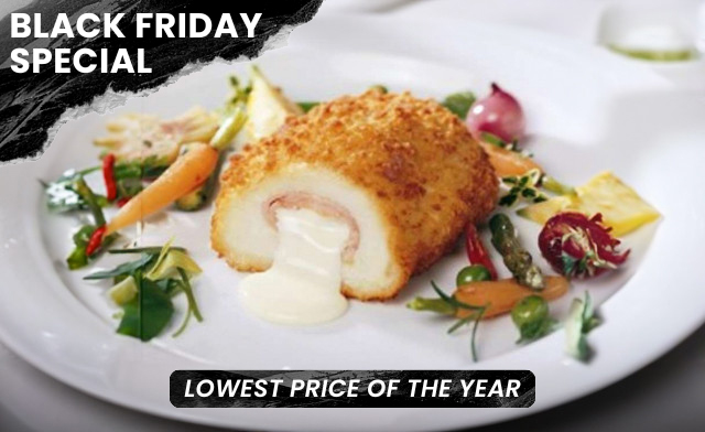 Image of PRICE DROP! $45.99 for 4.5 lbs of Chicken Cordon Swiss (an $89 Value)