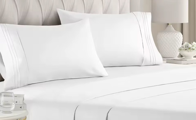Image of Up to 79% off a 6-Piece Embroidery Sheet Set
