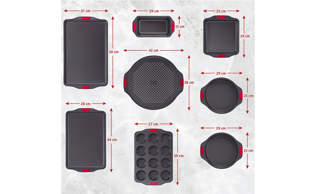 Image of $66.96 for a Lagostina Carbon Steel Bakeware 8-Piece Set (a $129.99 Value)