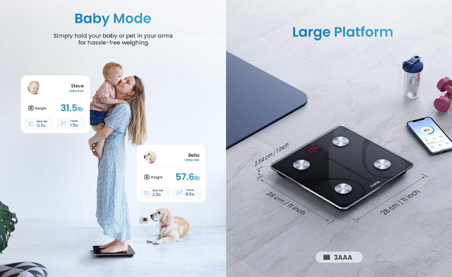 Image of $16.95 for a RENPHO Smart Scale (a $49.99 Value)