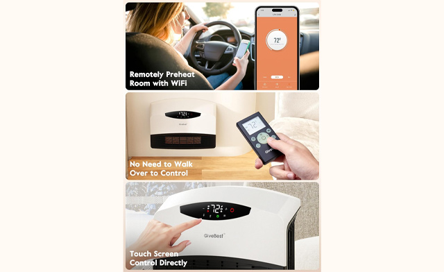 Image of $68.95 for a GiveBest Electric Wall Heater (a $158.99 Value)