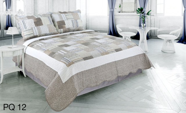 Image of Up to 72% off a Printed Stitching Quilt Set