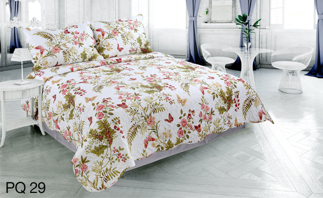 Image of Up to 72% off a Printed Stitching Quilt Set