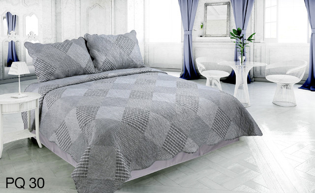 Image of Up to 72% off a Printed Stitching Quilt Set