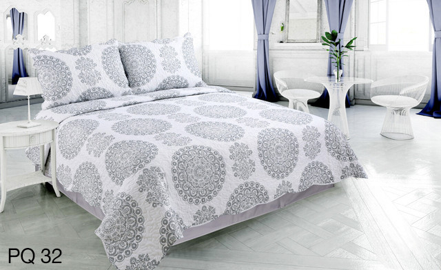 Image of Up to 72% off a Printed Stitching Quilt Set