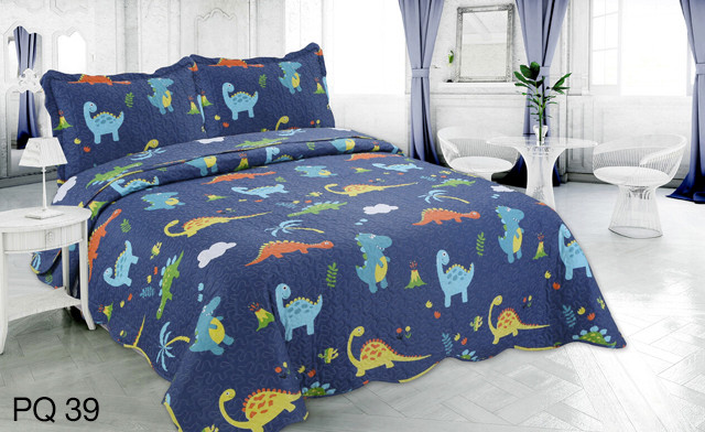Image of Up to 72% off a Printed Stitching Quilt Set