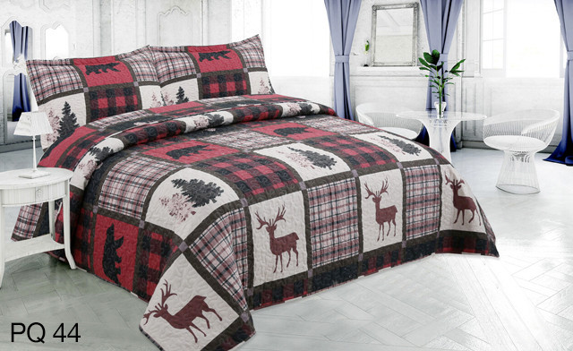 Image of Up to 72% off a Printed Stitching Quilt Set