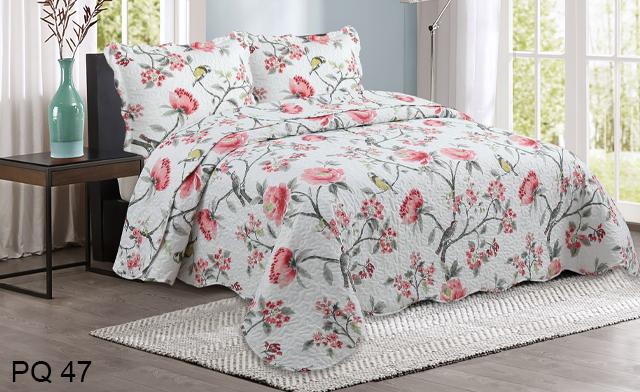 Image of Up to 72% off a Printed Stitching Quilt Set