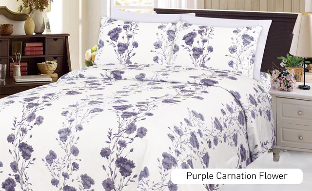 Image of Up to 79% off a Printed Duvet Cover Set