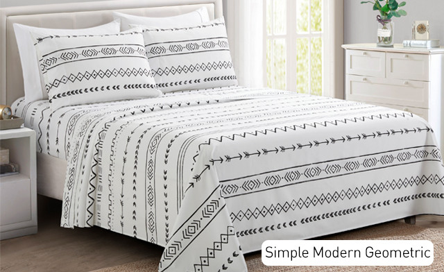 Image of Up to 71% off a 6-Piece Printed Sheet Set