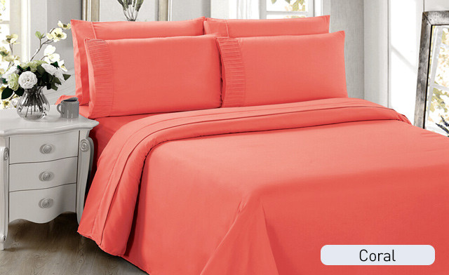 Image of Up to 71% off a 6-Piece Solid Sheet Set