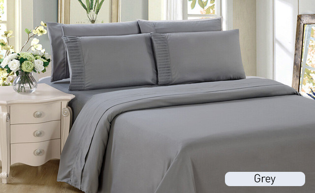Image of Up to 71% off a 6-Piece Solid Sheet Set