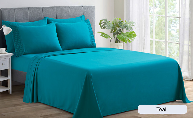 Image of Up to 71% off a 6-Piece Solid Sheet Set