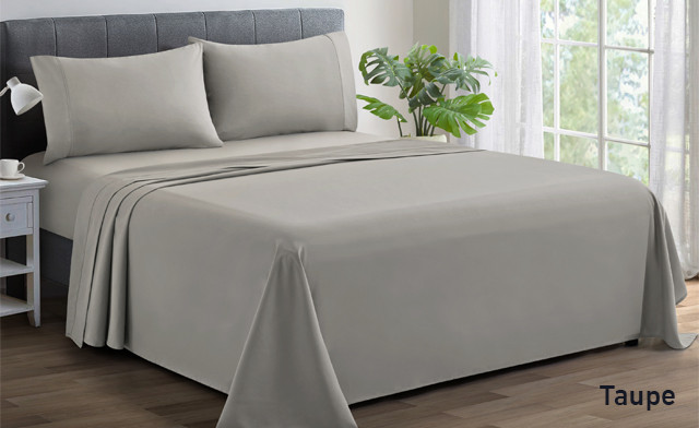Image of Up to 77% off a 4-Piece 600 Thread Count Cotton Blend Sheet Sets