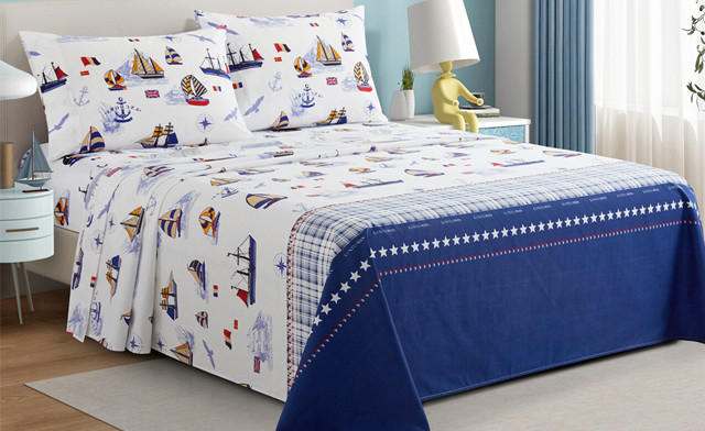 Image of Up to 58% off a Kid's Cotton Printed Bedding Set